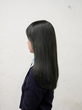 アリー 原宿 表参道(ALLY) ブリーチなしオリーブグレージュ