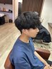 【職場や校則が厳しい方向け】カット＋シャドウパーマ￥8000