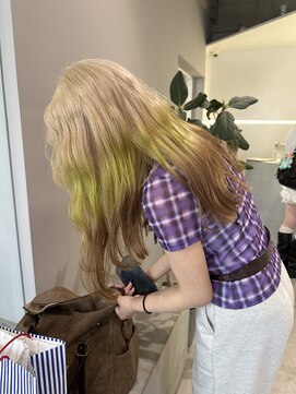 キオク(KIOX) ワンカラー/ブリーチカラー/髪質改善/ハイトーンカラー