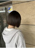切りっぱなしボブ ミニボブ