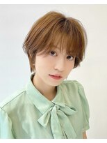 トニーアンドガイ 青山店(TONI & GUY)&nbsp;大人可愛い丸みショート　ベージュシアカラーショートヘア