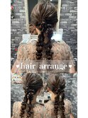 #ヘアセット#結婚式#ヘアメイク#二次会#ライブ#推し活