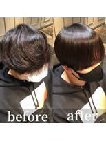 エノア 青山(ENORE) メンズ縮毛矯正/曲がる縮毛矯正/メンズ髪質改善/メンズカット