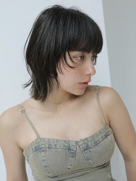 ジョイン ラックスビー 京都店(JOYN LUXBE) 20代30代40代オリーブベージュレイヤーカットセミディ