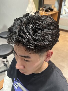 スウェル 柏店(Swell) 刈り上げセンターパート/波巻きツイストスパイラル/柏