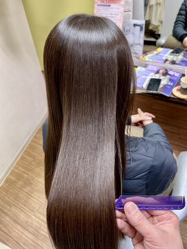 髪質改善ヘアサロン モアビー(More B) 潤艶シルキー縮毛矯正【髪質改善】