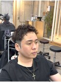 アップバングショート