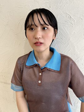 エクリ シセイドウ 麻布十番店(equri×SHISEIDO) 【麻布十番】大人の丸みコンパクトショートスタイル