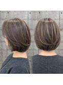 二子玉川/ハンサムショート/白髪ぼかし/骨格補正/60代 24. 二