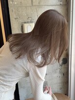ニディ(Nide)&nbsp;ブリーチなしダブルカラー透明感ベージュ