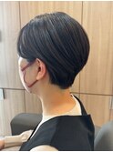 国分寺ショートカットショートボブイルミナカラーヘッドスパ韓国