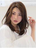 髪と肌に透明感☆外国人風ベージュカラー×潤ツヤカール