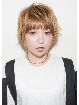 アズーア ヘアーアンドスパ(azure hair&spa) 鈴木保奈美風ちょいはねラフで可愛いショート/ミニマムボブ