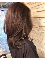 ミッシェル アフロート(michelle afloat) 20代30代40代50代小顔Cカーブレイヤートップ後頭部丸み