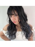 大人グラデーション　グレーアッシュグラデーション