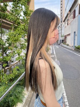 フラム 渋谷(flamme) インナーカラー*blonde × blonde