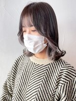 アイティー バイ アルバム 浦和店(IT by ALBUM)&nbsp;インナーホワイトシルバー_カーキグレージュマッシュ_ba318762