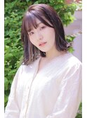 外ハネボブ/インナーカラー/グレージュ/ロブ ◎ 20代30代40代