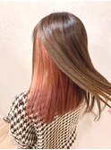 春にピッタリ・インナーピンクレッド【TELA HAIR 鎌ヶ谷】