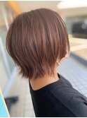 透明感ベージュウルフ