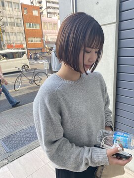 バディヘア ルーツ(BUDDY HAIR ROOTS) 酸性ストレート×ミニボブ【大須/矢場町/上前津】