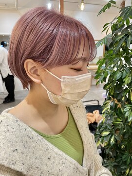 アガペー(Agape) ショート☆ピンクベージュ