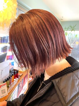 ヘアラウンジ アングゥ(hair lounge ungu) ピンクベージュ