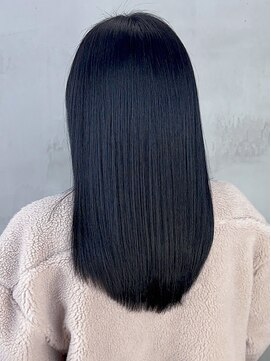 アルバム 池袋(ALBUM) ブルーブラック_ショコラアッシュヘルシースタイル_ba438311