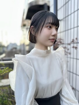 サンチャサロン(sancha salon) パツっとボブ