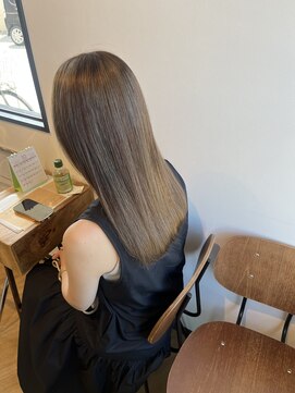 ヘアーデザインプレクト(Hair Design PRECT) 酸性ストレート×アッシュベージュ