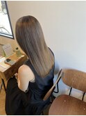 酸性ストレート×アッシュベージュ