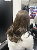○透明感カラーアッシュグレー