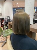 アッシュベージュカラーダブルカラーインナーカラーケアブリーチ