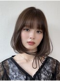 10代20代30代韓国ボブ髪質改善切りっぱなしボブ似合わせカット