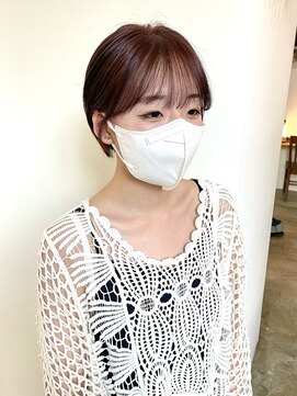 ヘアーアイストゥーレ(HAIR ICI TRE) ショートヘア 暖色カラー 担当渡辺聖