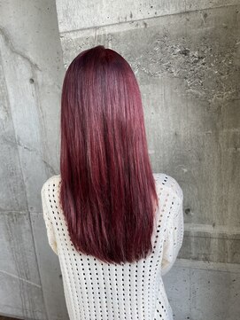 ガルボヘアー 名古屋栄店(garbo hair) #ガルボ#ハイトーン#ブリーチ#プルエクステ#レッドカラー