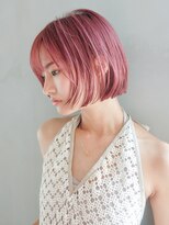 アルバム 銀座(ALBUM GINZA)&nbsp;ピンクヘアーピンクグレープフルーツ小顔ワンレン_F50217