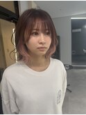 20代30代エギョモリくびれ韓流フレーミングカラーピンクベージュ