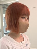 デート 下北沢(DATE) ダブルカラーミルクティーピンクベージュカラーハイトーンカラー