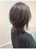 ボブウルフ　メルティカラー　似合わせカット