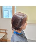 透け感くびれボブ