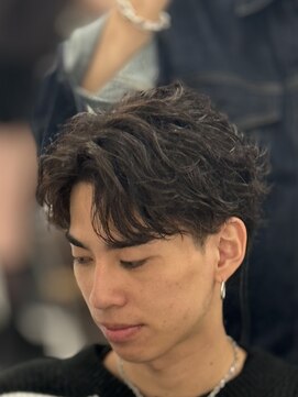 バース 梅田中崎町店(BIRTH) フェザーパーマシャドーパーマニュアンスパーマセンターパート