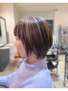 ソル 千葉(Sol) アンブレラカラー/ピンクベージュ/白髪ぼかし/髪質改善