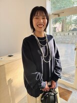 ノマド(nomad)&nbsp;外ハネボブ/ブラウン/ツヤカラー/ボブ