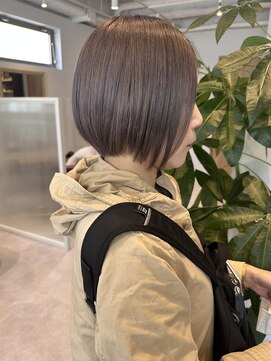 マルフェ 天王寺(marfe) 【marfe】ラベンダーグレージュ＿ラベンダーアッシュ＿グラボブ