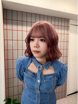 ペレ 渋谷(PELE) ホワイトグレージュ/デジタルパーマ/チェリーブラウン/渋谷