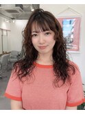 レディースパーマ ナチュラルパーマ パーマ女子