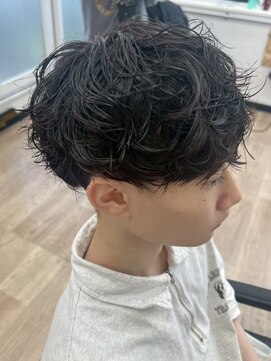 グッドタイムエフティフィフス 横浜西口(GoodTimes ft.fifth) 横浜ニュアンスパーマ毛流れセンターパートフェザーパーマ40代◆