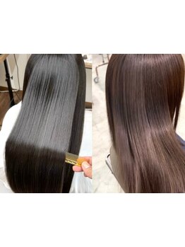 髪質改善ディプロマ取得美容師が施術する【美髪矯正】半年続く艶とまとまりをあなたに。