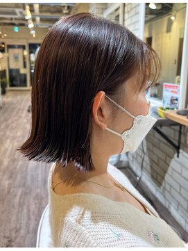 切りっぱなしボブ